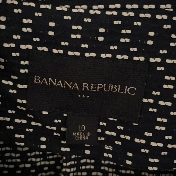 NOWT Banana Republic Size 10 Jacket Shirt Blazer - Picture 3 of 5